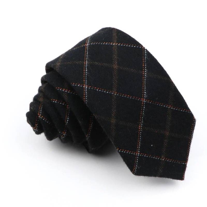 Neue Herren-Krawatte, einfarbig, gestreift, weich, schmal, 6 cm, Jacquard-Krawatte 9 von Joom DACH