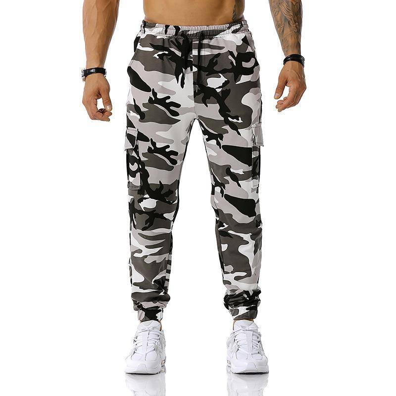Neue Herren Patchwork Camouflage Jogginghose Outdoor Sporthose Fußball Trainingshose Fitnesshose Freizeithose XL von Joom DACH