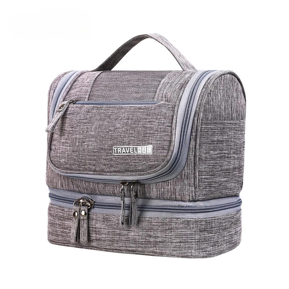 Neue Herren Reise-Hänge-Kosmetiktasche Oxford Reise-Organizer Kosmetiktaschen Damen Reiseutensilien Make-up-Etui Wasch-Kulturbeutel 25x13x21cm von Joom DACH