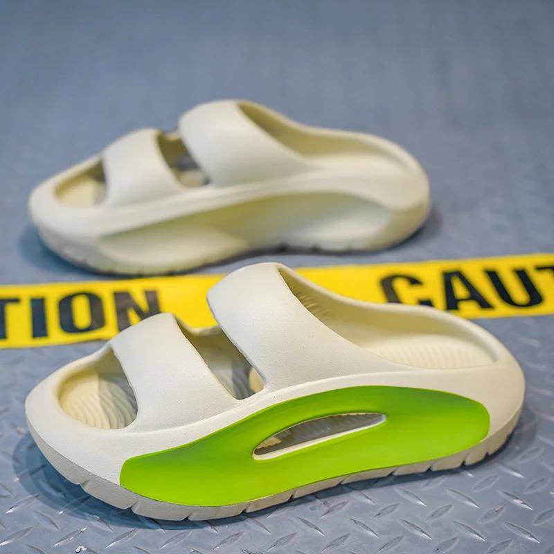 Neue Herren Sandalen Strand Hausschuhe Sommer Outdoor Garten Schuhe Lässige Dicke Sohle Clog Sandalen Männliche Strandschuhe 36 von Joom DACH