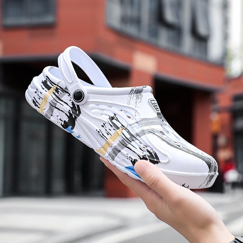 Neue Herren Strandsandalen Outdoor Angelsandalen Designer EVA Sommer Garten Clogs Herren Sandale Outdoor Hausschuhe Große Größe 46 47 48 49 40 von Joom DACH