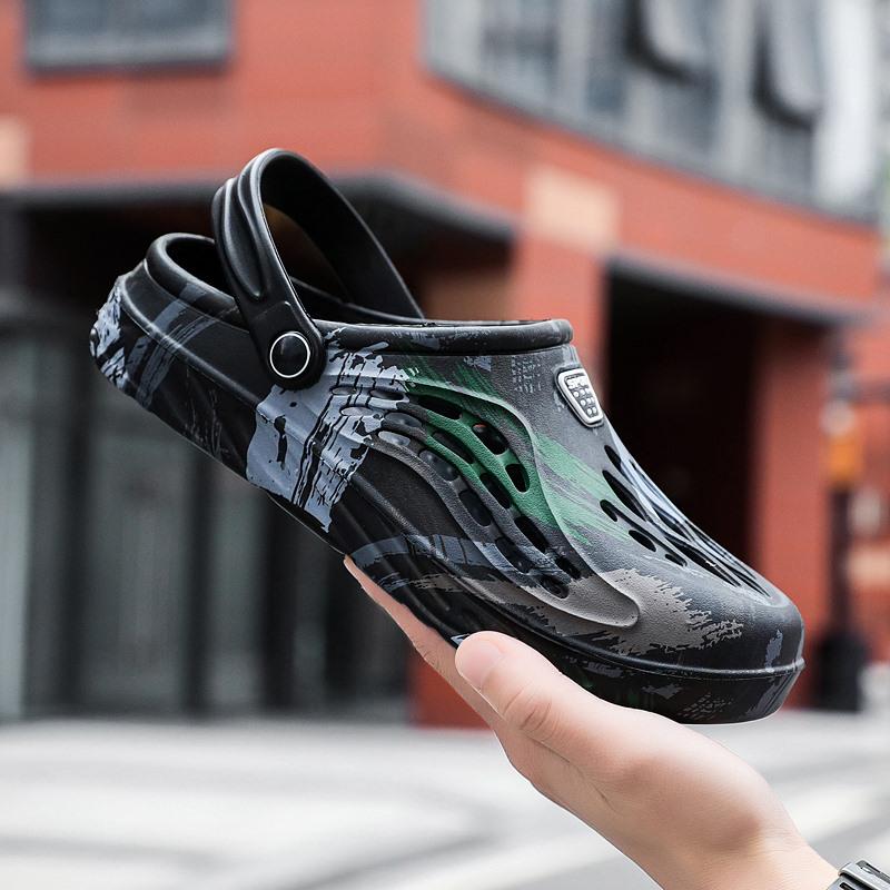 Neue Herren Strandsandalen Outdoor Angelsandalen Designer EVA Sommer Garten Clogs Herren Sandale Outdoor Hausschuhe Große Größe 46 47 48 49 48-49 von Joom DACH