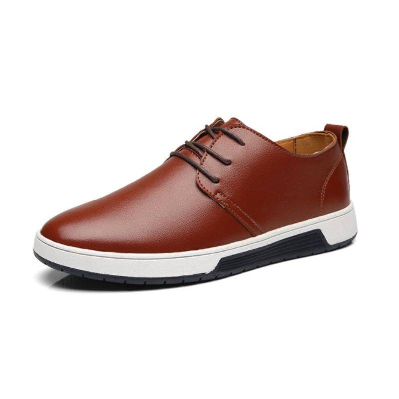 Neue Herrenschuhe Sommer Hohl Atmungsaktive Casual Lederschuhe Herren Große Größe Business Formale Büro Mode Trendy Schuhe 49 von Joom DACH