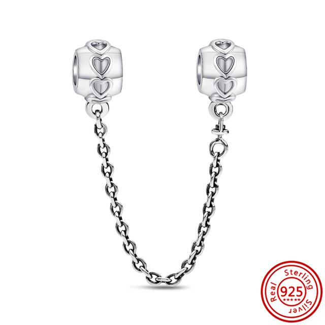 Neue Klee Blumen Transparent Zirkon Clip Perlen Fit Charms Armband Frauen 925 Sterling Silber Schmuck von Joom DACH