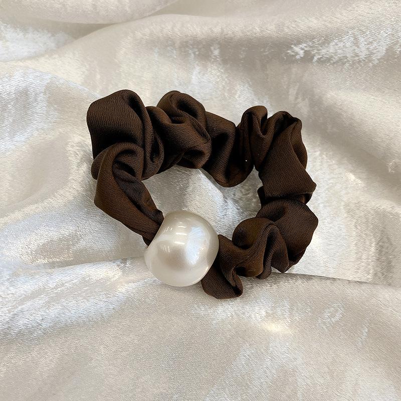 Neue Koreanische Perle Haar Krawatten Hohe Elastische Frau Haarband Scrunchies Mädchen Pferdeschwanz-halter Gummiband Mode Haar Zubehör von Joom DACH