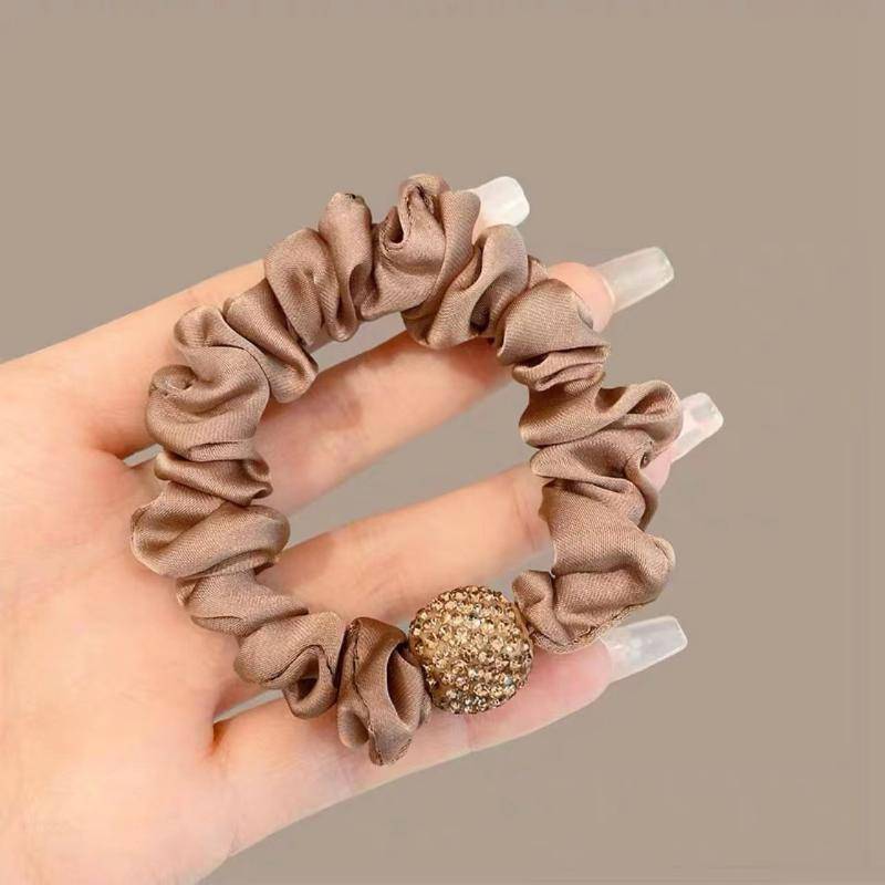 Neue Koreanische Perle Haar Krawatten Hohe Elastische Frau Haarband Scrunchies Mädchen Pferdeschwanz-halter Gummiband Mode Haar Zubehör von Joom DACH