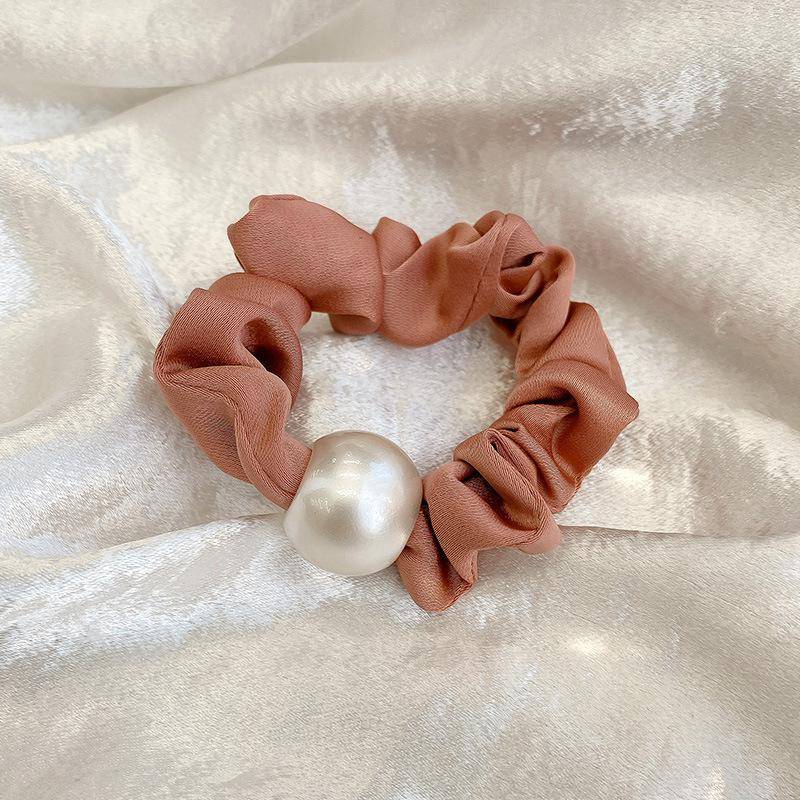 Neue Koreanische Perle Haar Krawatten Hohe Elastische Frau Haarband Scrunchies Mädchen Pferdeschwanz-halter Gummiband Mode Haar Zubehör von Joom DACH