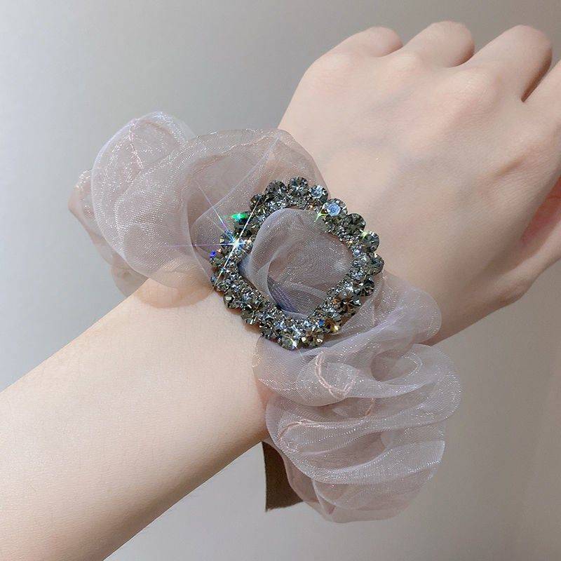 Neue Koreanische Perle Haar Krawatten Hohe Elastische Frau Haarband Scrunchies Mädchen Pferdeschwanz-halter Gummiband Mode Haar Zubehör von Joom DACH
