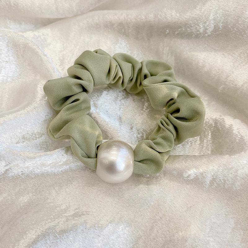 Neue Koreanische Perle Haar Krawatten Hohe Elastische Frau Haarband Scrunchies Mädchen Pferdeschwanz-halter Gummiband Mode Haar Zubehör von Joom DACH