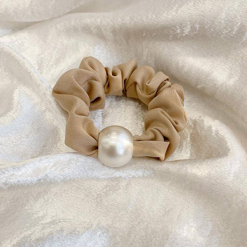Neue Koreanische Perle Haar Krawatten Hohe Elastische Frau Haarband Scrunchies Mädchen Pferdeschwanz-halter Gummiband Mode Haar Zubehör von Joom DACH