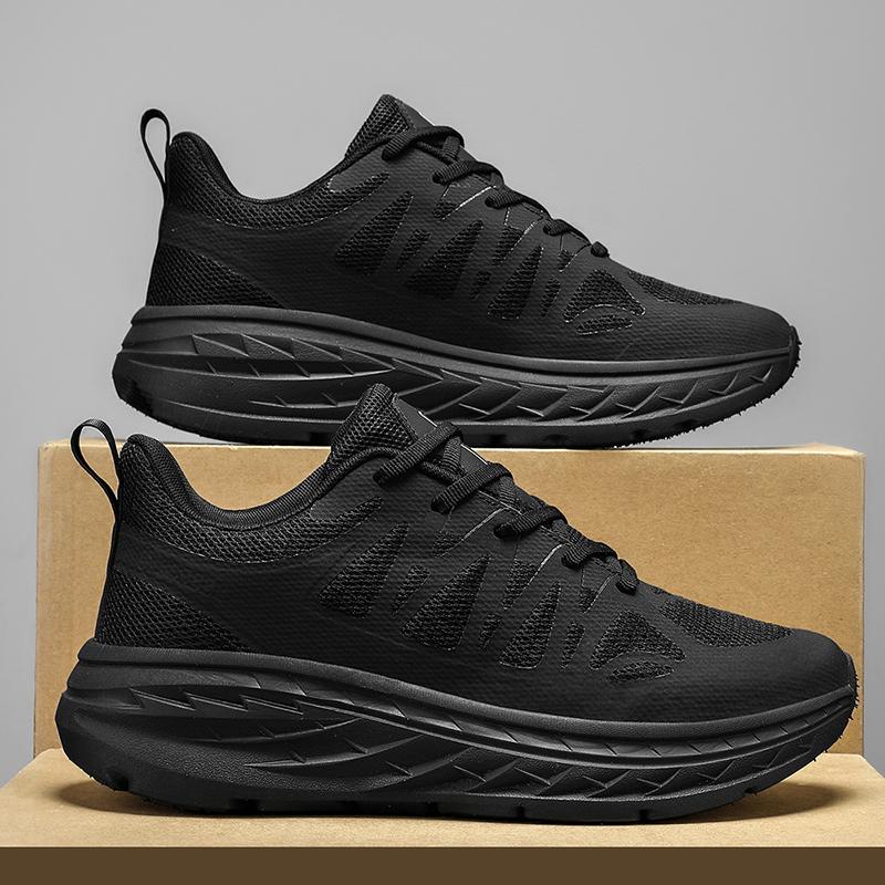 Neue Laufschuhe Herren Stilvoll Bequem Lässige Sneaker Leicht Atmungsaktiv Plateauschuhe Tenis Masculino Herren Trainer 35 schwarz von Joom DACH