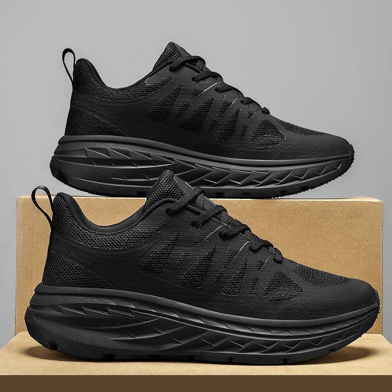 Neue Laufschuhe Herren Stilvoll Bequem Lässige Sneaker Leicht Atmungsaktiv Plateauschuhe Tenis Masculino Herren Trainer 35 schwarz von Joom DACH