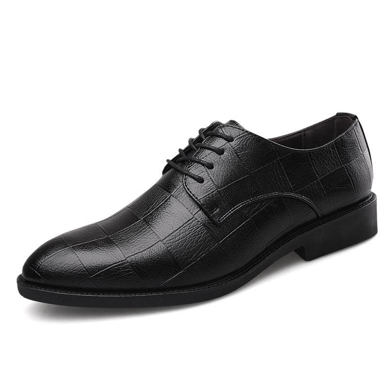 Neue Lederschuhe Herren Business Formal Wear 48 Große Schuhe Allgleiches Casual Hochzeitsschuhe 47 schwarz von Joom DACH