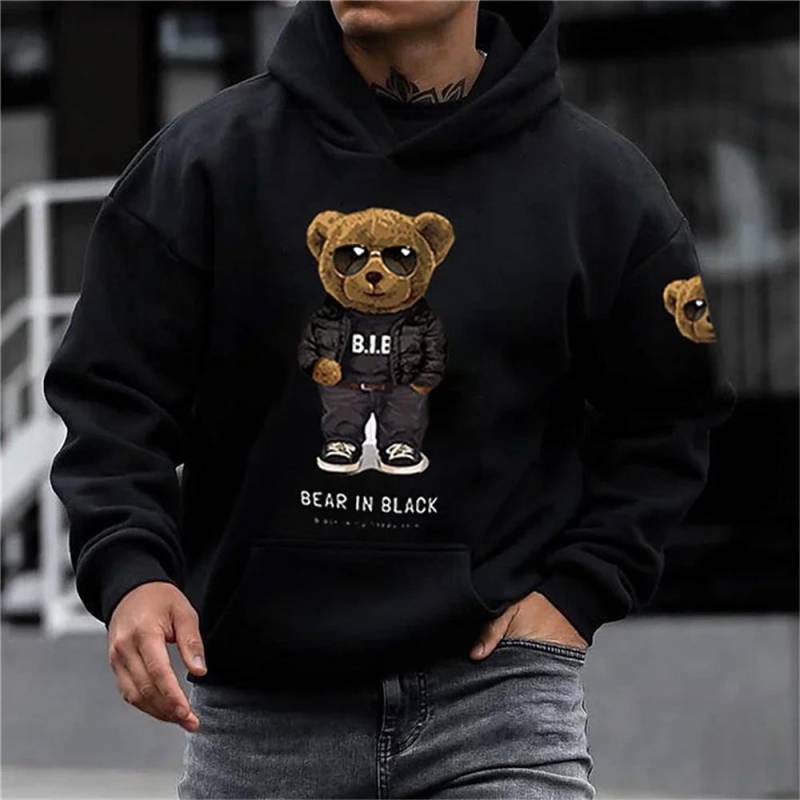 Neue Lustige Ted Bär Roboter Hoodie Robotic Bär Kleidung Casual Mit Kapuze Männer Mode Sweatshirts Fleece Übergroßen Lose Streetwear S von Joom DACH
