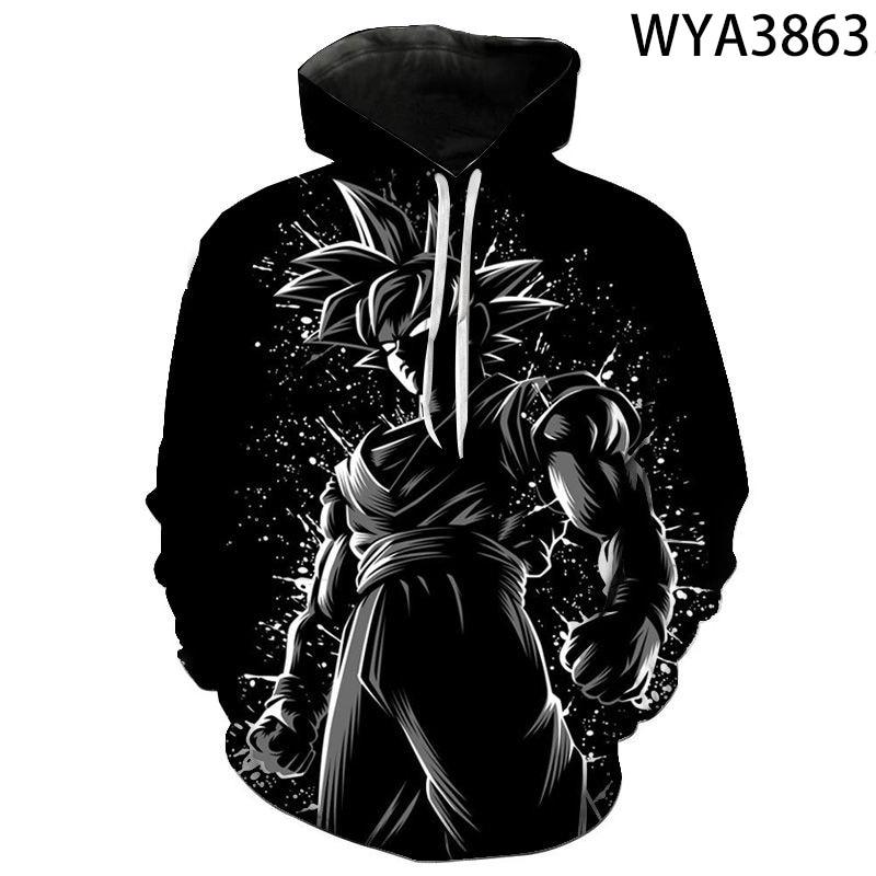 Neue Männer Frauen Kinder DBZ Cartoon Anime Drachen 3D Drucken Hoodies Pullover Streetwear Junge Mädchen Kinder Sweatshirts Coole Tops S von Joom DACH