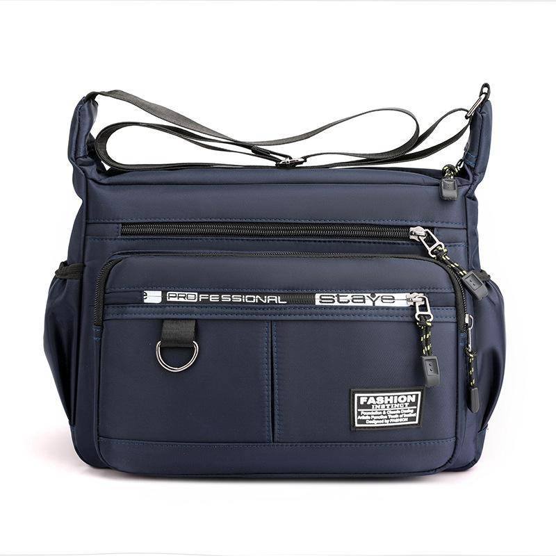 Neue Männer Umhängetaschen Männlichen Nylon Schulter Taschen Junge Messenger Bags Mann Handtaschen für Reise Casual Große Satchel Grau dunkelblaue von Joom DACH
