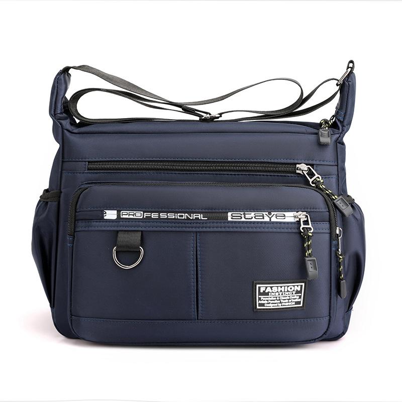 Neue Männer Umhängetaschen Männlichen Nylon Schulter Taschen Junge Messenger Bags Mann Handtaschen für Reise Casual Große Satchel Grau dunkelblaue von Joom DACH