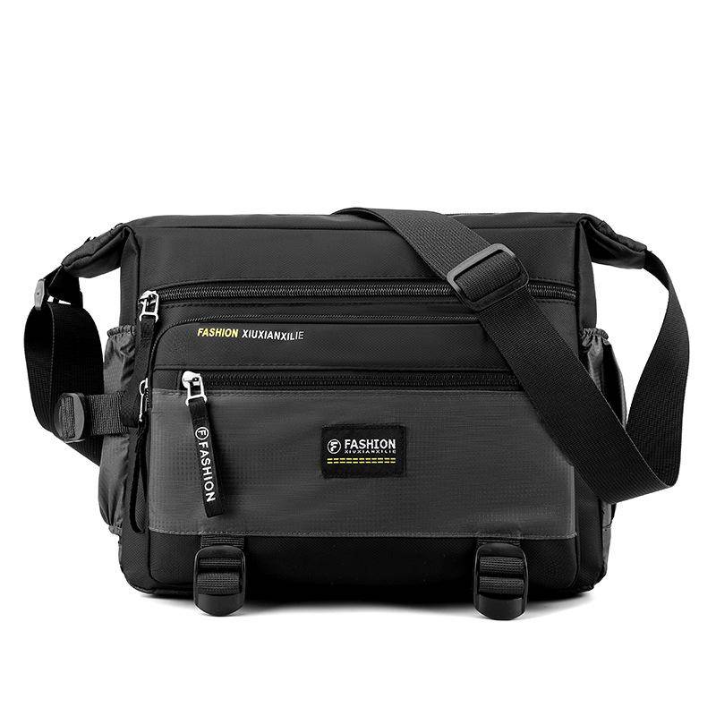 Neue Männer Umhängetaschen Männlichen Nylon Schulter Taschen Junge Messenger Bags Mann Handtaschen für Reise Casual Große Satchel Grau graue von Joom DACH