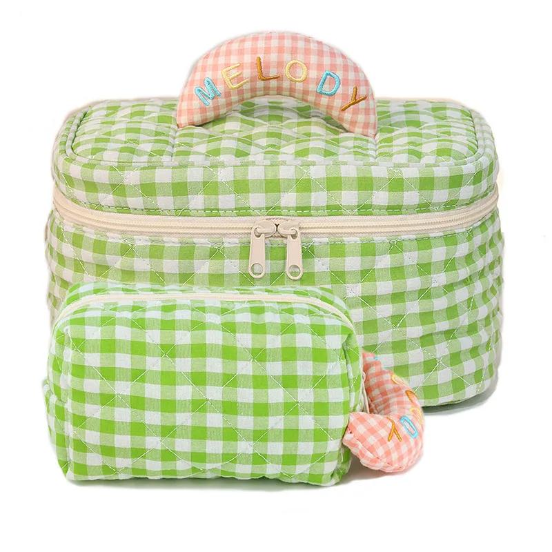 Neue Make-up-Tasche mit großem Fassungsvermögen Reise-Organizer hohe Schönheit Kosmetiktasche Koreanisch niedlich tragbare Aufbewahrungstasche Reiseutensilien von Joom DACH