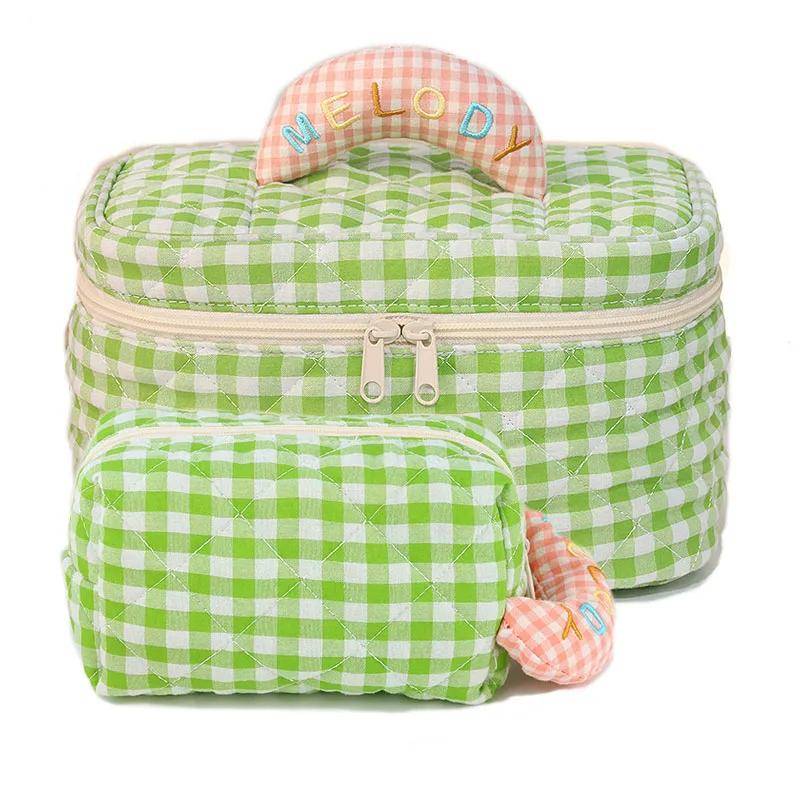 Neue Make-up-Tasche mit großem Fassungsvermögen Reise-Organizer hohe Schönheit Kosmetiktasche Koreanisch niedlich tragbare Aufbewahrungstasche Reiseutensilien von Joom DACH