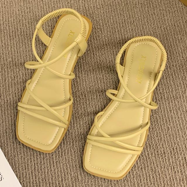 Neue Marke Frauen Wohnungen Sandalen Sommer Schuhe Mode Plattform Flip-Flops Hausschuhe Casual Strand Schuhe Slides Trend Zapatillas 36 gelb von Joom DACH