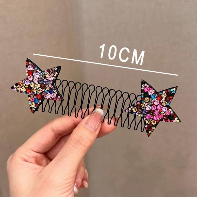 Neue Mode Cartoon Haar Kamm Clip Vintage Loverly Elastische Haar Bands Stirnbänder Kopfbedeckungen Für Kinder Kid Haar Zubehör Geschenke von Joom DACH