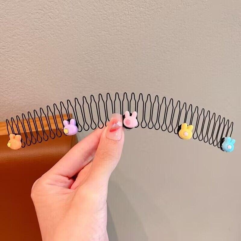 Neue Mode Cartoon Haar Kamm Clip Vintage Loverly Elastische Haar Bands Stirnbänder Kopfbedeckungen Für Kinder Kid Haar Zubehör Geschenke von Joom DACH