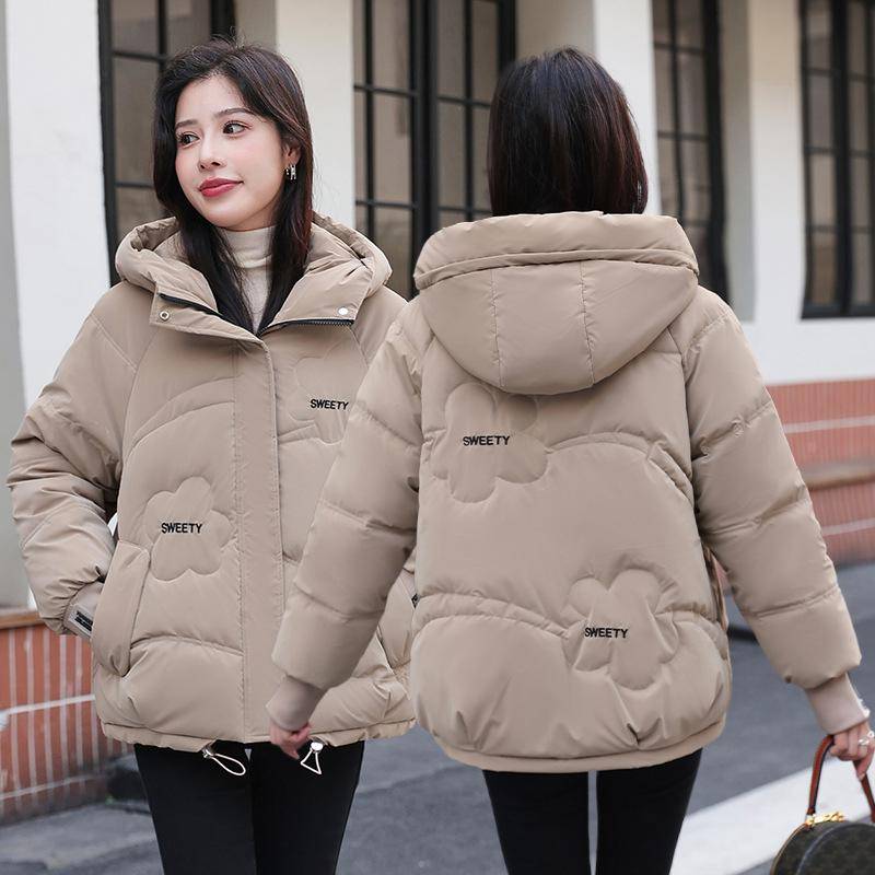 Neue Mode Damen Daunenjacke Warm Plus Lässige Warme Oberbekleidung Daunenwinterjacke XL khaki von Joom DACH