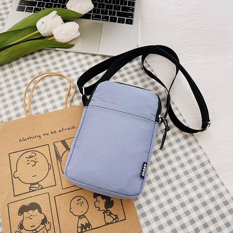 Neue Mode Handy Tasche frauen Messenger Tasche Alle-spiel Mini Kleine Umhängetasche Hängenden Hals Geldbörse Vertikale Handtasche 20x13x4cm blau von Joom DACH