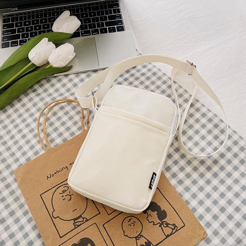 Neue Mode Handy Tasche frauen Messenger Tasche Alle-spiel Mini Kleine Umhängetasche Hängenden Hals Geldbörse Vertikale Handtasche 20x13x4cm weiß von Joom DACH