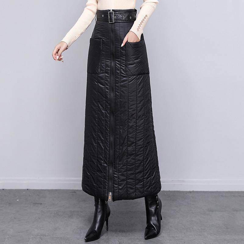 Neue Mode Herbst Winter Frauen Lose Lange Rock Schwarz Kleidung L schwarz Neue Mode Herbst Winter Frauen Lose Lange Rock Schwarz Kleidung L schwarz von Joom DACH