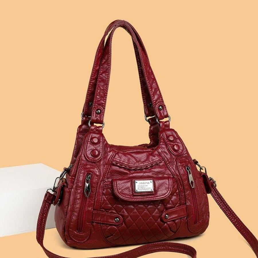 Neue Mode Hohe Qualität Frau Umhängetasche Luxus Weiche Leder Handtaschen frauen Taschen Designer Berühmte Marke Frauen Schulter Tote schwarz von Joom DACH