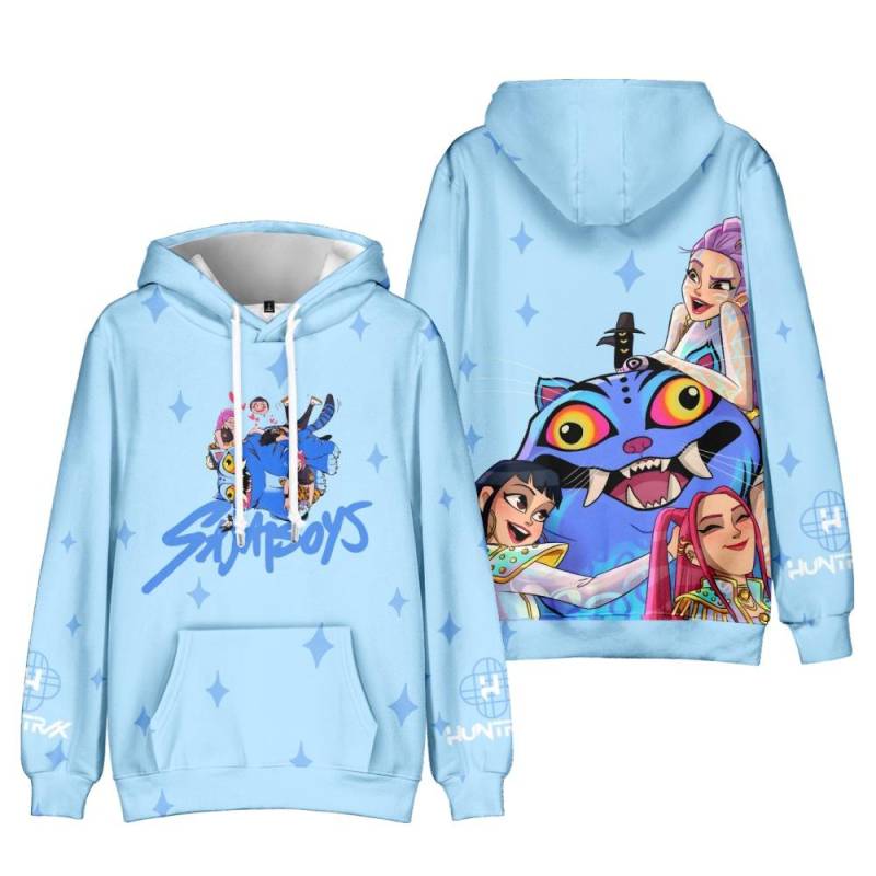 Neue Mode KPop Dämonenjäger Cartoon Print Kleidung Streetwear Herren Hoodies Sweatshirt Lässig Kapuzenpullover Langarm Pullover Tops XXL blau Neue Mode KPop Dämonenjäger Cartoon Print Kleidung Streetwear Herren Hoodies Sweatshirt Lässig Kapuzenpullover Langarm Pullover Tops XXL blau von Joom DACH