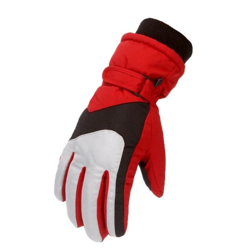 Neue Mode Kinder Kinder Winter Schnee Warme Handschuhe Jungen Mädchen Ski Winddicht Wasserdicht Verdicken Handschuhe Halten Finger Warm L 11 to 16 years von Joom DACH