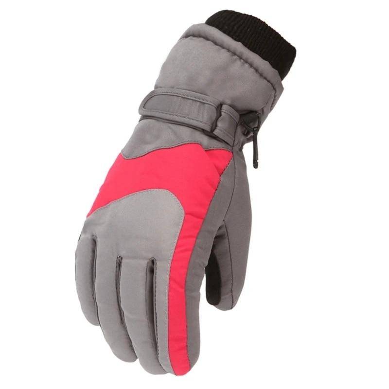 Neue Mode Kinder Kinder Winter Schnee Warme Handschuhe Jungen Mädchen Ski Winddicht Wasserdicht Verdicken Handschuhe Halten Finger Warm for M 7 to 11 years von Joom DACH