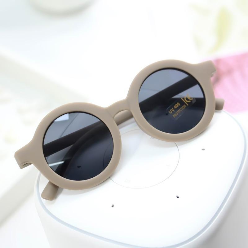 Neue Mode Kinder Sonnenbrille Kleinkind Retro Einfarbig Ultraviolett-beständig Runde Komfort Brille Brillen für Kinder braun Neue Mode Kinder Sonnenbrille Kleinkind Retro Einfarbig Ultraviolett-beständig Runde Komfort Brille Brillen für Kinder braun von Joom DACH