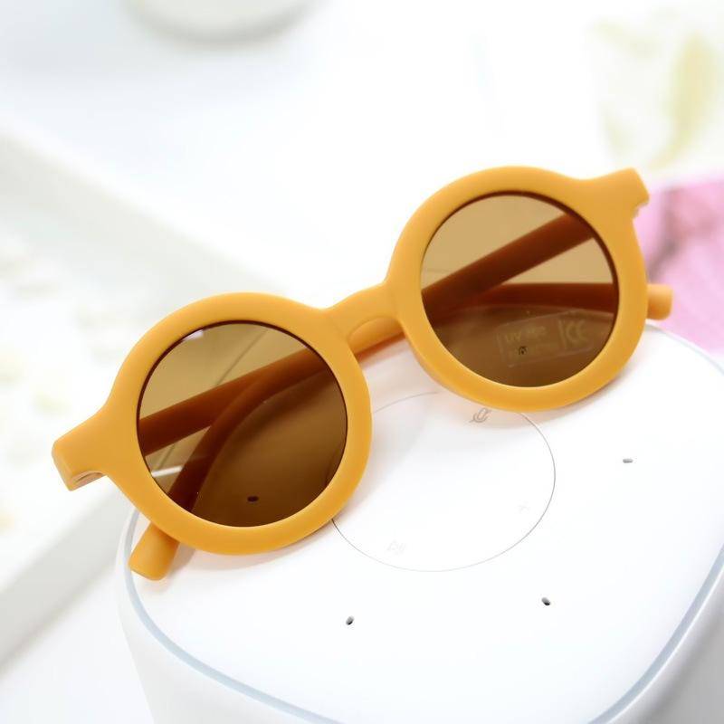 Neue Mode Kinder Sonnenbrille Kleinkind Retro Einfarbig Ultraviolett-beständig Runde Komfort Brille Brillen für Kinder gelb Neue Mode Kinder Sonnenbrille Kleinkind Retro Einfarbig Ultraviolett-beständig Runde Komfort Brille Brillen für Kinder gelb von Joom DACH