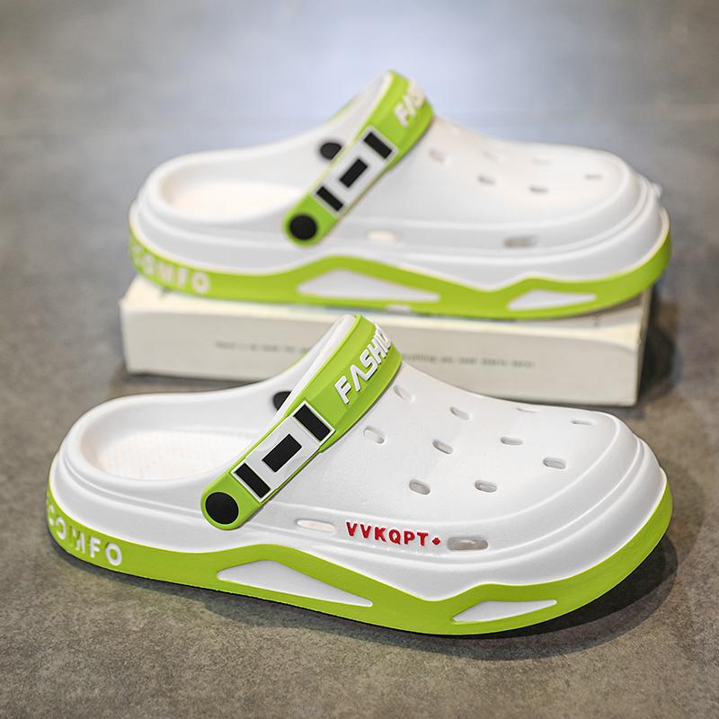 Neue Mode Sandalen Herren EVA lässig bequeme Loch Gartenschuhe Outdoor Herren Strand Sandalen Indoor Home Unisex Hausschuhe 44-45 von Joom DACH