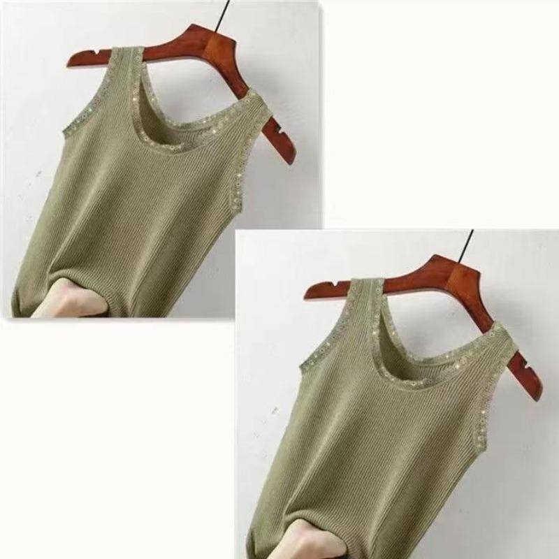 Neue Mode Sommer frauen Spitze Seite Leibchen Gewinde Große Größe Slim Fit Tragen EINE Bodenbildung Shirt Ärmellose Weste 4XL von Joom DACH