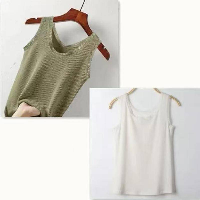 Neue Mode Sommer frauen Spitze Seite Leibchen Gewinde Große Größe Slim Fit Tragen EINE Bodenbildung Shirt Ärmellose Weste 5XL von Joom DACH