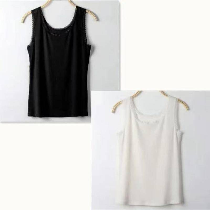 Neue Mode Sommer frauen Spitze Seite Leibchen Gewinde Große Größe Slim Fit Tragen EINE Bodenbildung Shirt Ärmellose Weste 5XL von Joom DACH