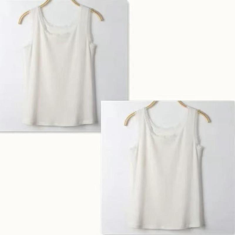 Neue Mode Sommer frauen Spitze Seite Leibchen Gewinde Große Größe Slim Fit Tragen EINE Bodenbildung Shirt Ärmellose Weste 5XL von Joom DACH