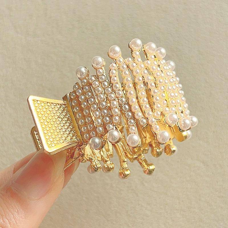 Neue Mode Strass Haar Clip Klaue Für Frauen Metall Kleine Pferdeschwanz Haar Krabben Dicke Haarnadeln Französisch Kopfschmuck Haar Zubehör seife von Joom DACH