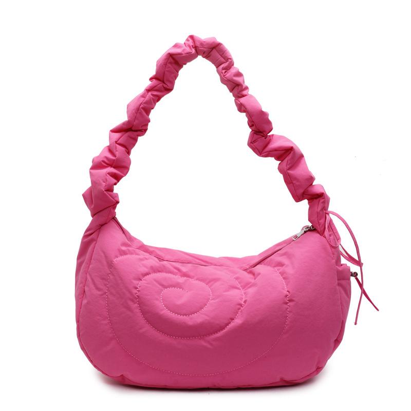 Neue Mode Umhängetasche Große Kapazität Vielseitige Lässige Messenger Bag rose rosa von Joom DACH