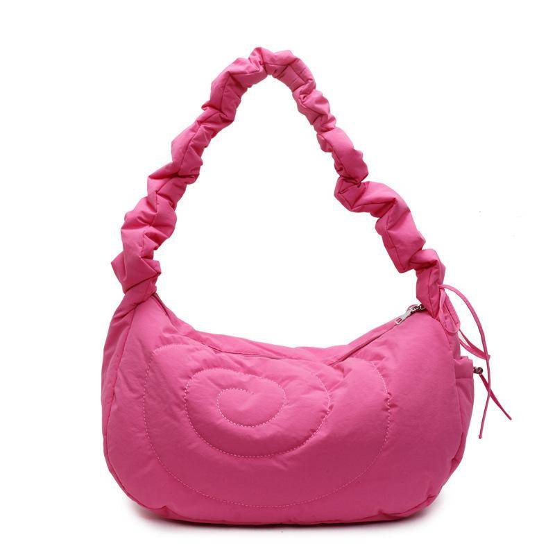 Neue Mode Umhängetasche Große Kapazität Vielseitige Lässige Messenger Bag rose rosa von Joom DACH