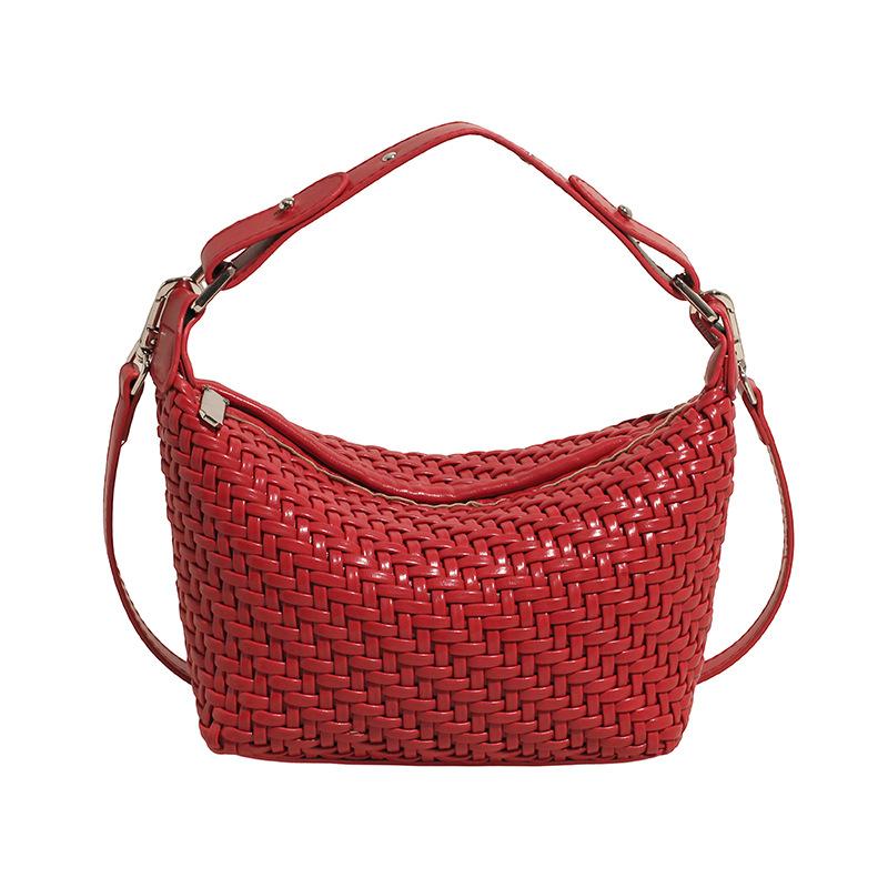 Neue Mode Vielseitige Handtasche Große Kapazität Unterarmtasche Schultertasche Lässige Umhängetasche rot von Joom DACH