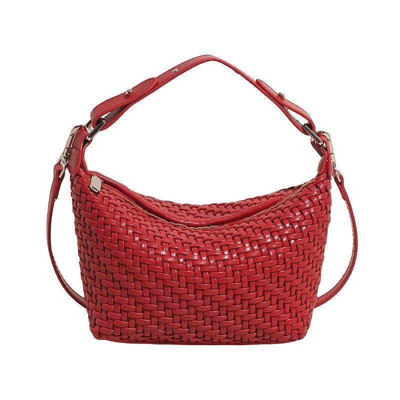 Neue Mode Vielseitige Handtasche Große Kapazität Unterarmtasche Schultertasche Lässige Umhängetasche rot von Joom DACH