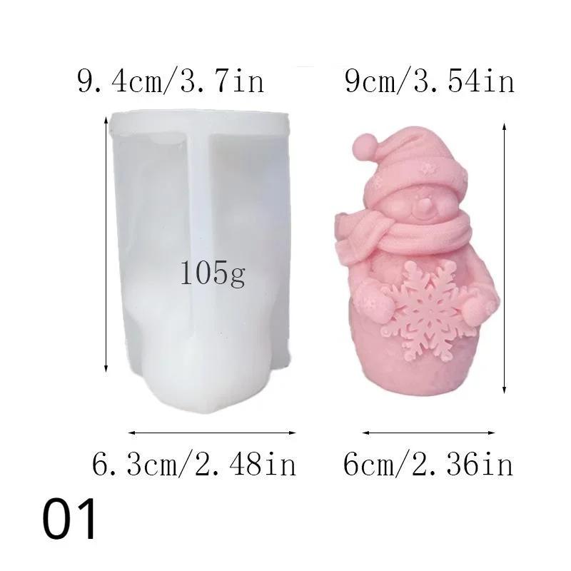 Neue Niedliche Mütze Schal Schneemann Kerze Silikonform Halten Schneeflocke Weihnachtsbaum Gips Seife Harzform HOME Deko Geschenk 01 von Joom DACH