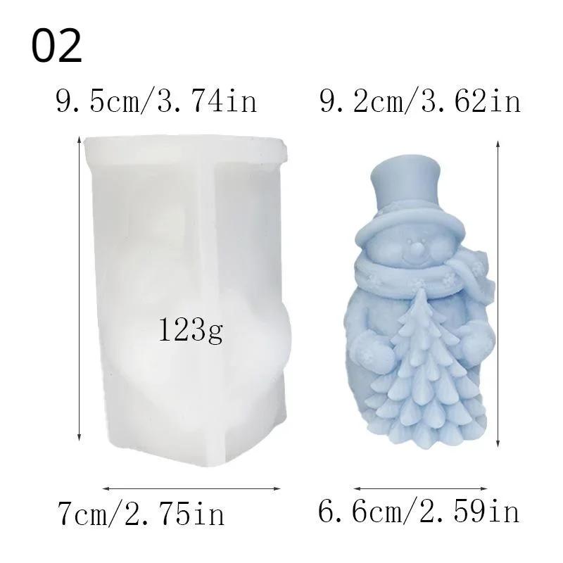 Neue Niedliche Mütze Schal Schneemann Kerze Silikonform Halten Schneeflocke Weihnachtsbaum Gips Seife Harzform HOME Deko Geschenk 02 von Joom DACH