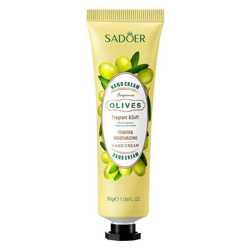 Neue Pflanzenextrakt-Handcreme, feuchtigkeitsspendend, aufhellend, Hautpflege, Anti-Falten- und Anti-Falten-Handcreme Olives von Joom DACH